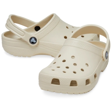 Crocs Sandale Classic Clog K bone beige Kinder
